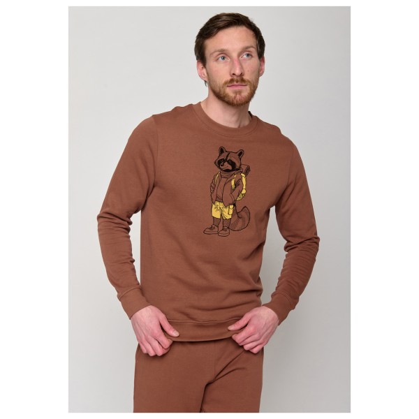 GreenBomb - Animal Raccoon Hike Wild Pullover Cotton - Sweatere