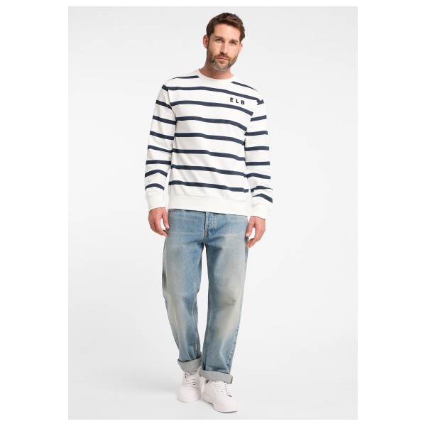 ELBSAND - Mert Striped Sweatshirt - Sweatere
