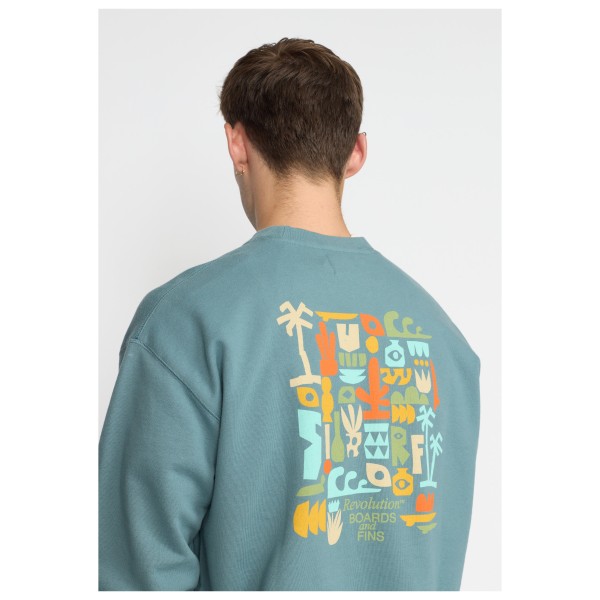 Revolution - Printed Crewneck Boards & Fins - Trui