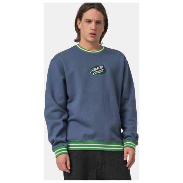 Santa Cruz - Global Oval Dot Front Crew - Sweatere
