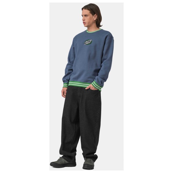 Santa Cruz - Global Oval Dot Front Crew - Sweatere