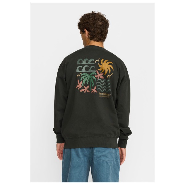 Revolution - Printed Crewneck Waves - Maglione