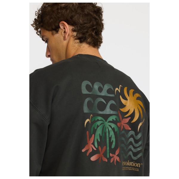 Revolution - Printed Crewneck Waves - Maglione