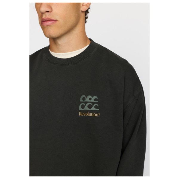 Revolution - Printed Crewneck Waves - Maglione