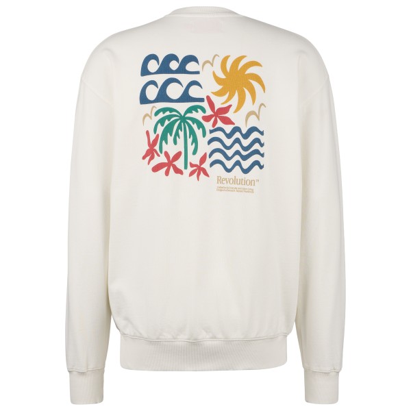 Revolution - Printed Crewneck Waves - Sweatere