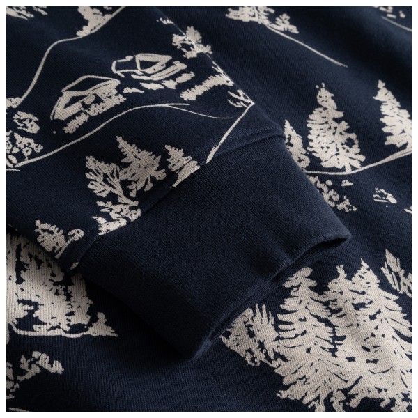 DEDICATED - Sweatshirt Malmoe Blue Hills AOP - Sweatere