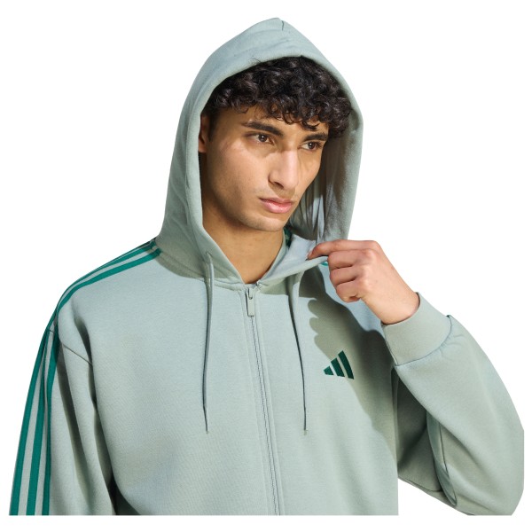 adidas - Essentials 3-Stripes Fleece Full-Zip Hoodie - Sudadera
