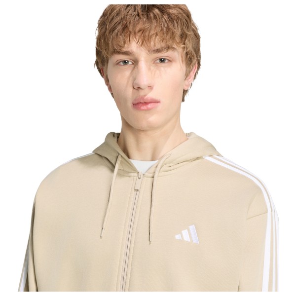 adidas - Essentials 3-Stripes French Terry Full-Zip Hoodie - Sudadera
