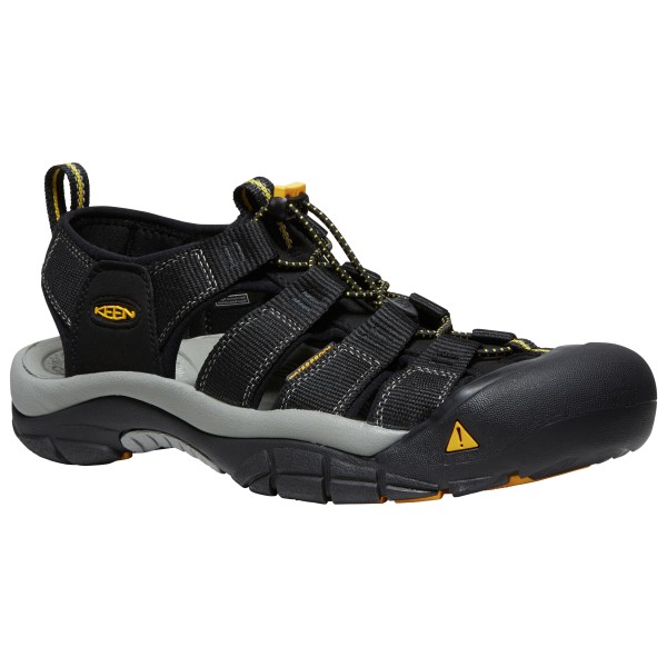 KEEN Men’s Newport H2 Waterproof Hiking Sandals - Black/Yellow Keen Newport H2 Hiking Sandals Black Yellow Waterproof  main image 4