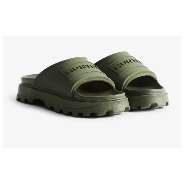 Hunter Boots - Moulded Stacked Slider - Sandalias