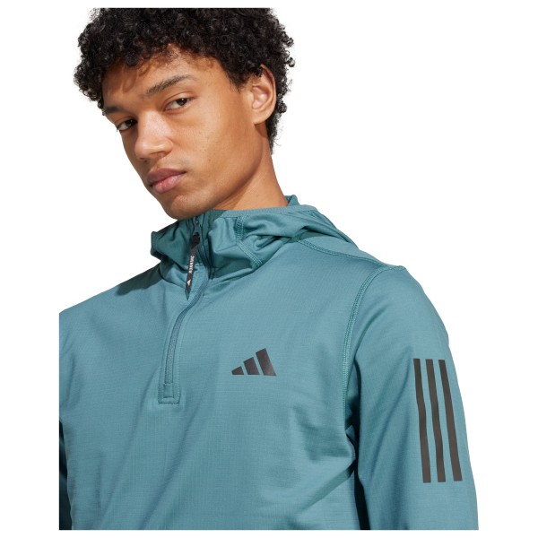 adidas - Own The Run Winterized Hooded Half-Zip - Loopjas