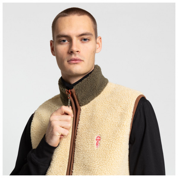 Revolution - Fleece Vest in Block Colors - Fleecegilet