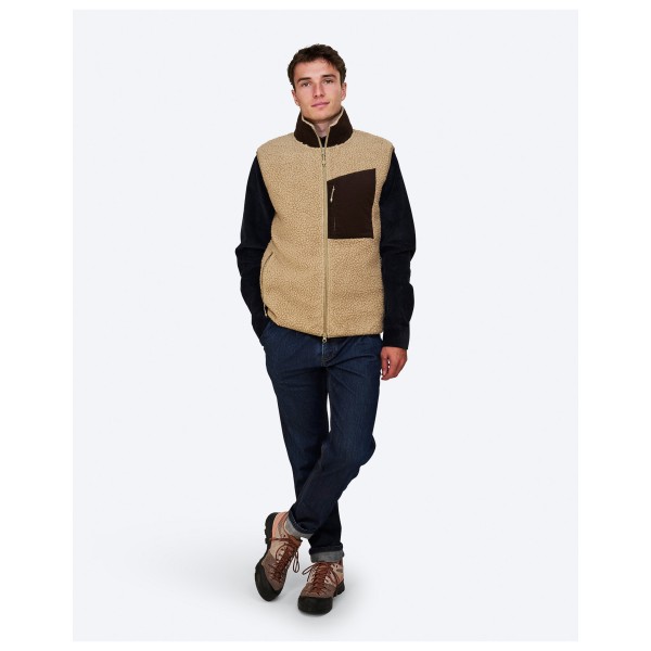 The Mountain Studio - Soft Wool Pile Cord Vest - Chaleco de forro polar