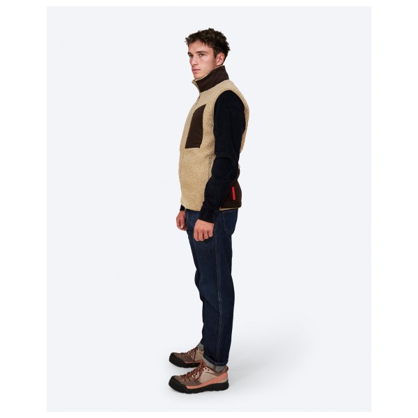 The Mountain Studio - Soft Wool Pile Cord Vest - Fleece vest