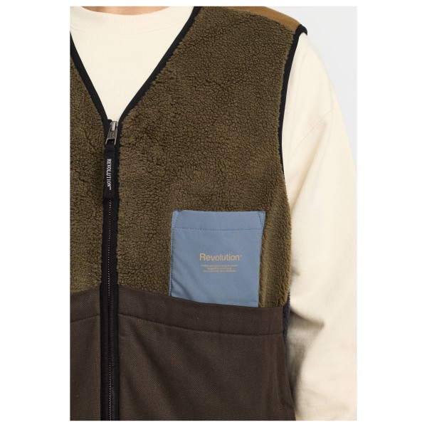 Revolution - Blocked Teddy Vest - Chaleco de forro polar