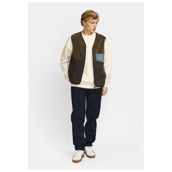 Revolution - Blocked Teddy Vest - Fleecevest