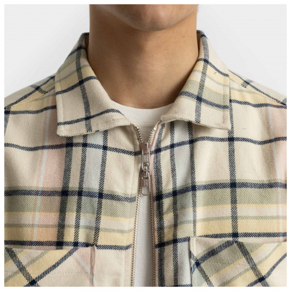 Revolution - Checked Overshirt Zip - Skjorte