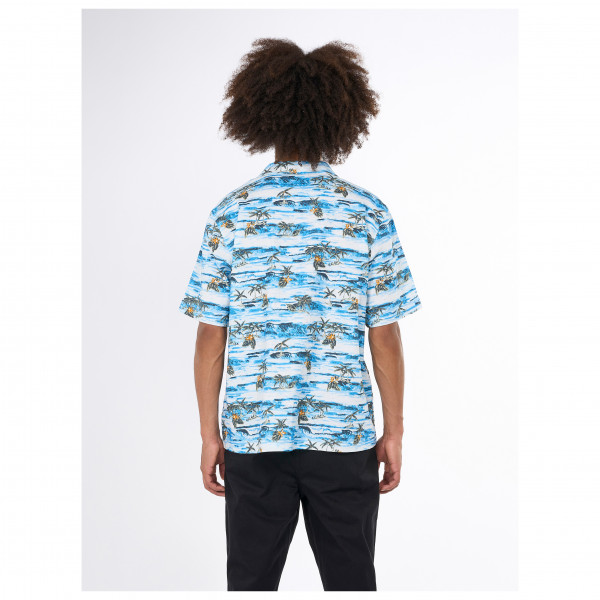 KnowledgeCotton Apparel - Boxed Fit AOP S/S Light Shirt - Skjorte