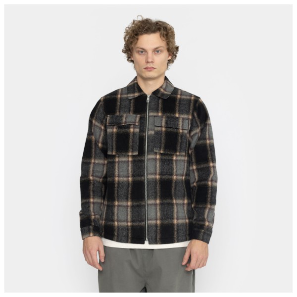 Revolution - Lined Overshirt with Zipper - Paita