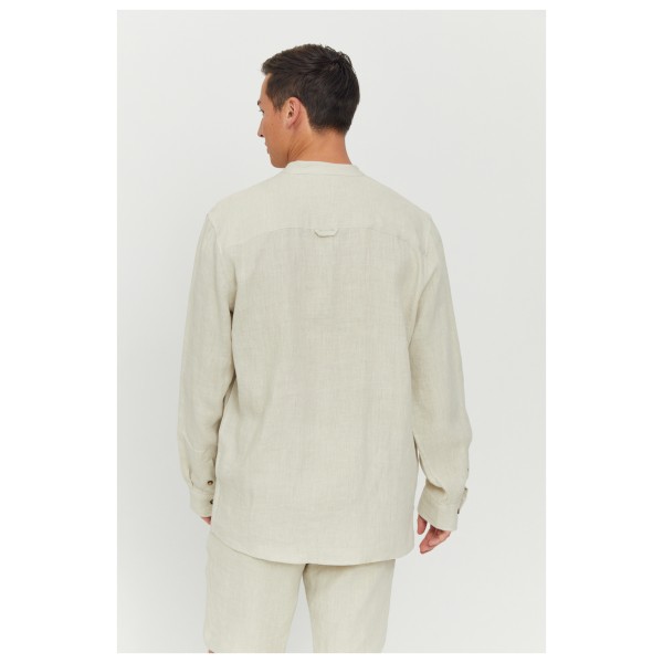 Mazine - Stand Collar Linen Shirt - Skjorta