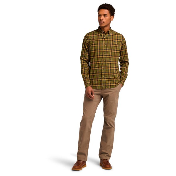 Timberland - Stretch Poplin Check Shirt - Skjorte