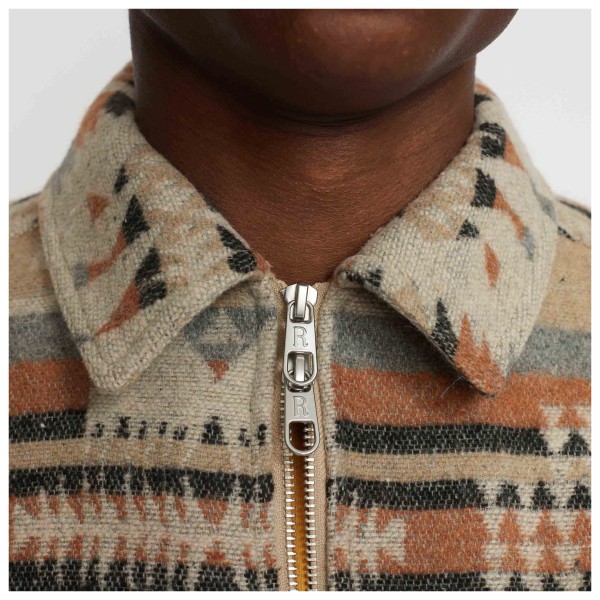 Revolution - Zipped Overshirt Khaki - Skjorte