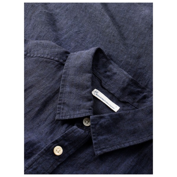 KnowledgeCotton Apparel - Regular Linen S/S Shirt - Camisa