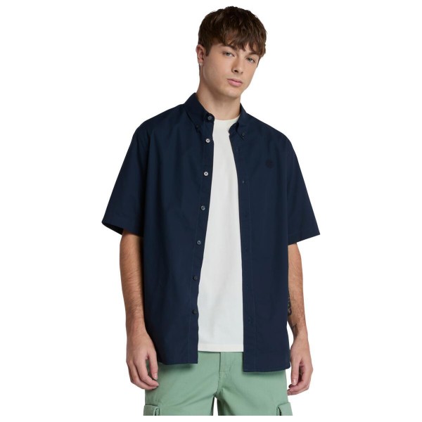 Timberland - Short Sleeve Stretch Poplin Shirt - Paita