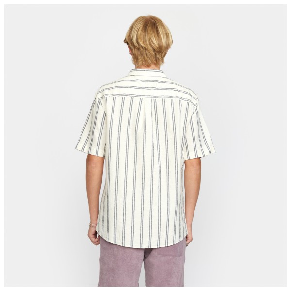 Revolution - Short-Sleeved Cuban Cotton Linen Shirt - Camisa