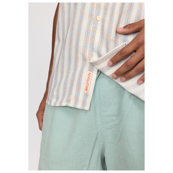 Revolution - Short-Sleeved Cuban Shirt - Skjorte