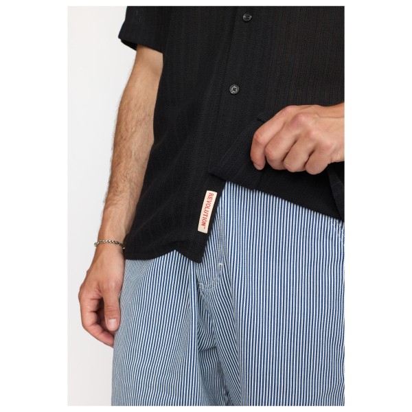 Revolution - Short-Sleeved Cuban Shirt - Skjorta