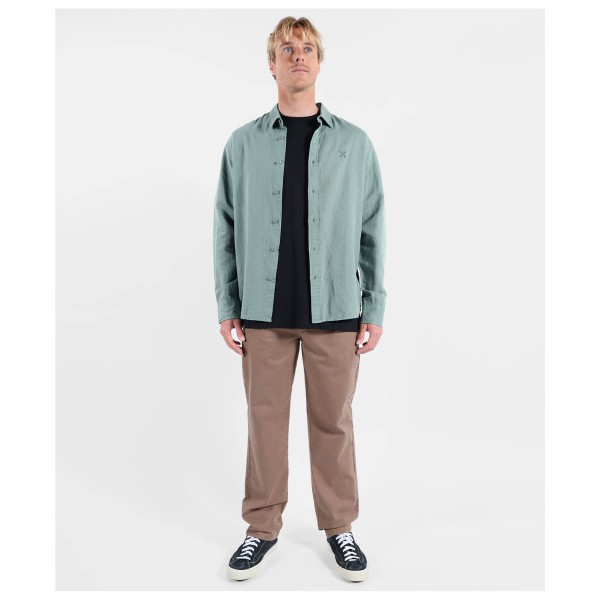 Oxbow - Linen Long Sleeves Shirts - Skjorte