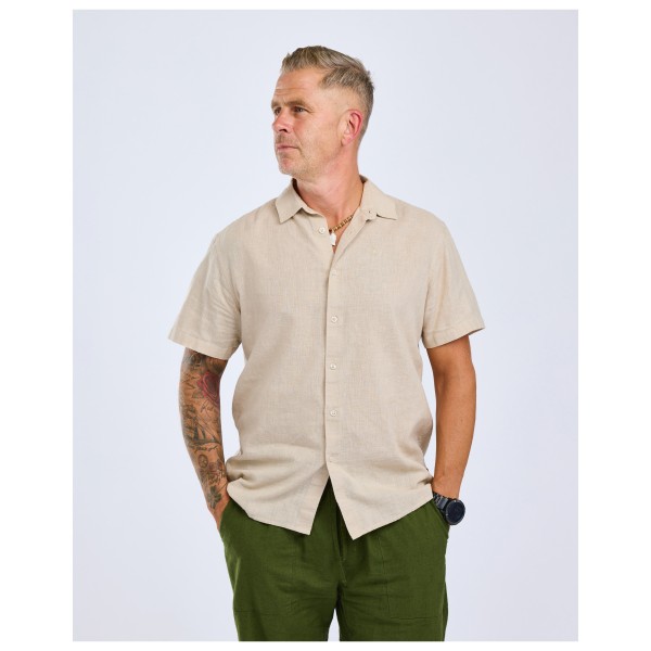 Pinewood - Värnamo Hemp Mix S/S Shirt - Overhemd