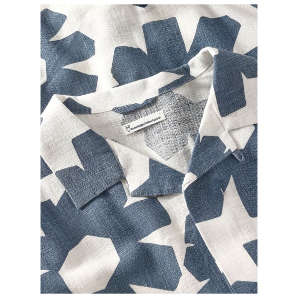 KnowledgeCotton Apparel - Linen-Mix Printed Shirt - Skjorte