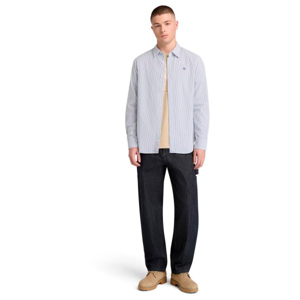 Timberland - L/S Seersucker Striped Shirt Regular - Skjorte