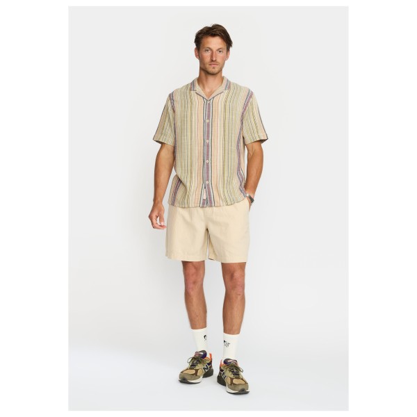 Revolution - Cuban Shirt Striped S/S - Skjorte