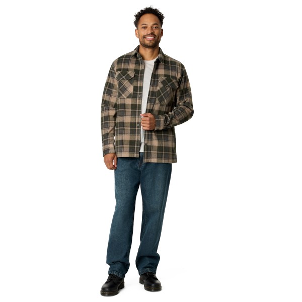 Heber Peak - TimberHe. Fleece Check Shirt - Skjorte