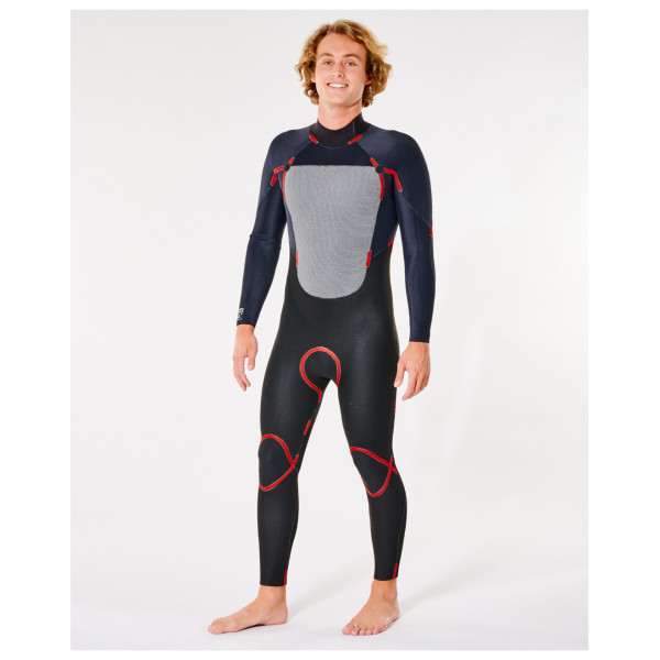 Rip Curl - Omega 3/2 GB Back Zip Steamer - Neoprendragt