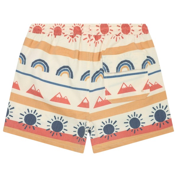 KnowledgeCotton Apparel - Mid-Thigh Icon AOP Seersucker Swimshorts - Swim brief