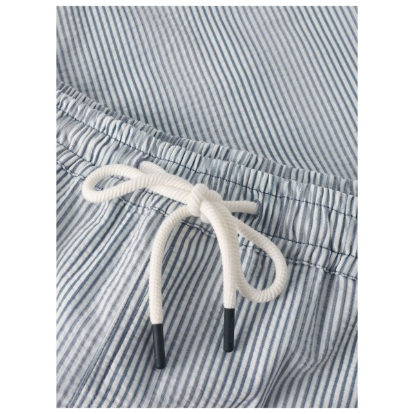KnowledgeCotton Apparel - Mid-Thigh Stripe Seersucker Swimshorts - Badebukser
