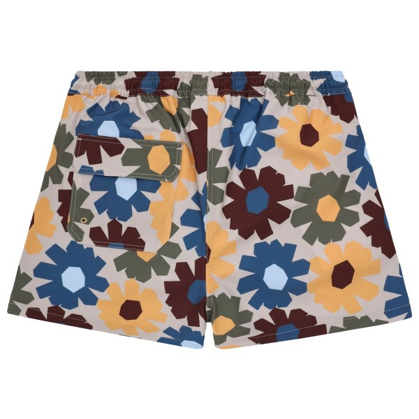 KnowledgeCotton Apparel - Stretch AOP Swimshorts - Badbyxa