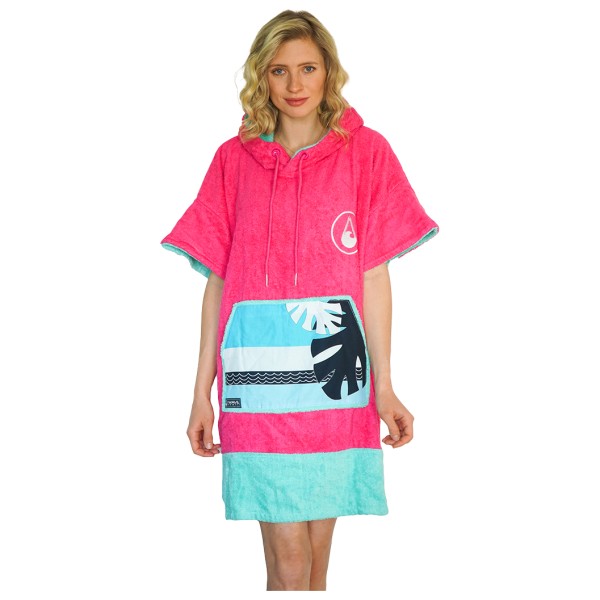 Wave Hawaii - Poncho Pink Wave Cv - Strandponcho
