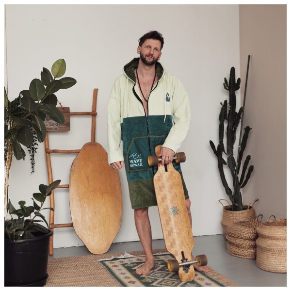 Wave Hawaii - Zip Poncho Longsleeve Pattaya - Surf poncho