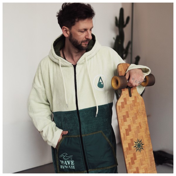Wave Hawaii - Zip Poncho Longsleeve Pattaya - Surf poncho