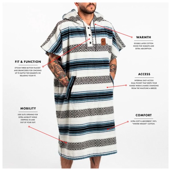 Slowtide - Oso Changing Poncho - Surf Poncho