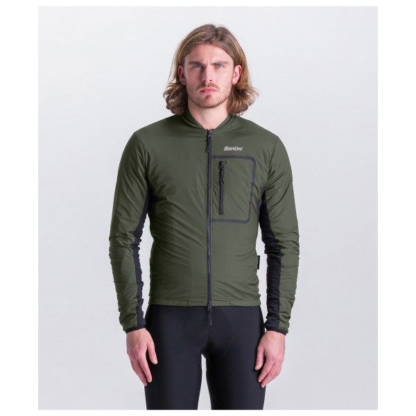 Santini - Alpha T. Lined Windproof Gravel Cycling Jacket - Fietsjas