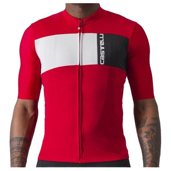MAILLOT DE VÉLO CASTELLI PROLOGO VI BLACK/IVORY/DARK GRAY POUR HOMME