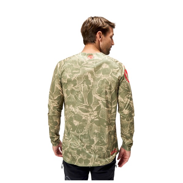 Endura - Grid Floral LTD Printed L/S Tee - Cykeljersey