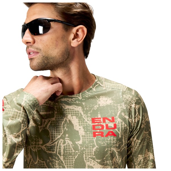 Endura - Grid Floral LTD Printed L/S Tee - Cykeljersey