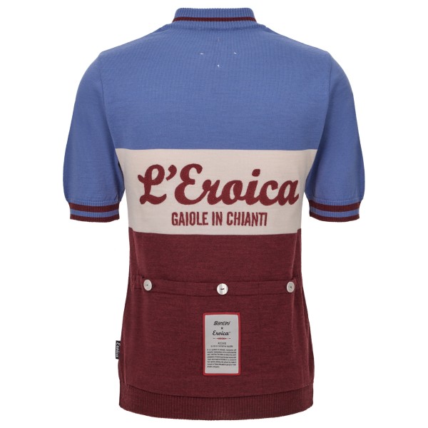 Santini - Eroica 28° Gaiole Wool Jersey - Velotrikot